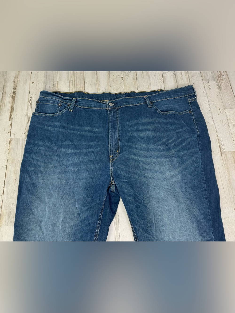 Levis 541 Jeans Womens 52x23 Blue Straight Wide Leg Casual Denim - Picture 2 of 11